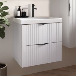 Cersanit Tirso szafka 99,4x44,6x57,2 cm podumywalkowa wisząca biała S1015-014
