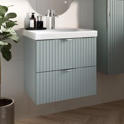 Cersanit Tirso szafka 59,4x44,7x57,2 cm podumywalkowa wisząca fiord S1015-015