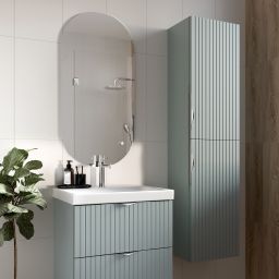 Cersanit Tirso szafka 40x30x160 cm boczna wisząca niebieska-zielona S1015-025