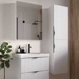 Cersanit Tirso szafka 40x30x160 cm boczna wisząca biała S1015-010