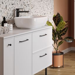 Cersanit Milagros szafka 49,4x34,6x55,1 cm podumywalkowa wisząca biały mat S1021-005