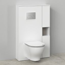 Cersanit Milagros szafka do zabudowy stelaża podtynkowego 56 cm biały mat S1026-035
