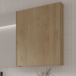 Cersanit City szafka 40x13,8x80 cm boczna wisząca dąb S584-111