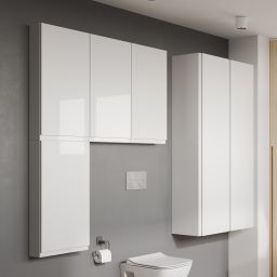 Cersanit Moduo szafka 40 cm boczna wisząca biała S590-028-DSM