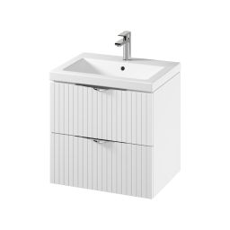 Cersanit Tirso szafka 59,4x44,7x57,2 cm podumywalkowa wisząca biała S1015-007