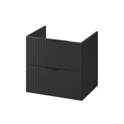 Cersanit Tirso szafka 59,4x44,7x57,2 cm podumywalkowa wisząca czarna S1017-010