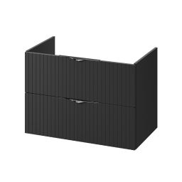 Cersanit Tirso szafka 79,4x44,7x57,2 cm podumywalkowa wisząca czarna S1017-011