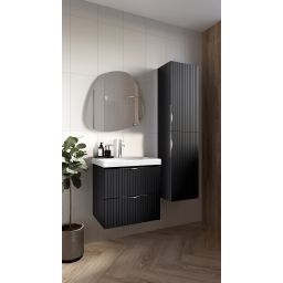 Cersanit Tirso szafka 79,4x44,7x57,2 cm podumywalkowa wisząca czarna S1017-011