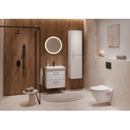 Cersanit Milagros szafka 59,4x44,6x55,1 cm podumywalkowa wisząca biała S1021-001