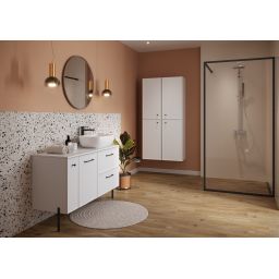 Cersanit Milagros szafka 20x44,6x55,1 cm boczna wisząca biały mat S1022-006