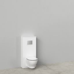 Cersanit Milagros szafka górna z drzwiami do stelaża 56 cm biały mat S1026-039