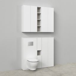 Cersanit Milagros szafka modułowa otwarta dolna do stelaża 20 cm biały mat S1026-040