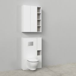 Cersanit Milagros szafka dolna z drzwiami do stelaża 56 cm biały mat S1026-041