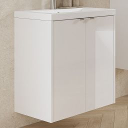 Cersanit Ovida szafka 49,4x40x70 cm podumywalkowa wisząca biała S1058-001