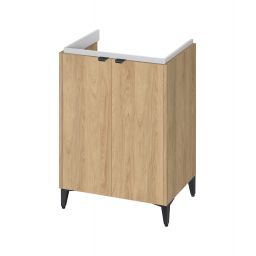 Cersanit Ovida szafka 59,4x45x70 cm podumywalkowa wisząca dąb S1058-010