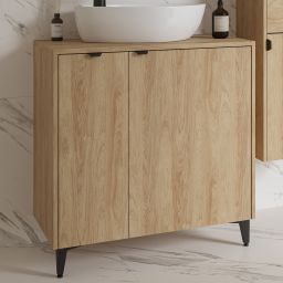 Cersanit Ovida szafka 79,4x45x70 cm podumywalkowa wisząca dąb S1058-011