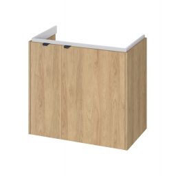 Cersanit Ovida szafka 79,4x45x70 cm podumywalkowa wisząca dąb S1058-011