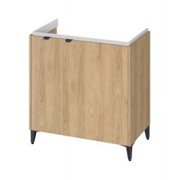 Cersanit Ovida szafka 79,4x45x70 cm podumywalkowa wisząca dąb S1058-011