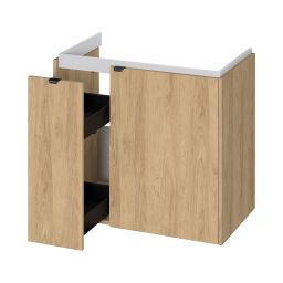 Cersanit Ovida szafka 79,4x45x70 cm podumywalkowa wisząca dąb S1058-011