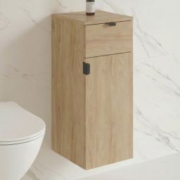 Cersanit Ovida szafka 30x30x72 cm boczna wisząca dąb S1058-013