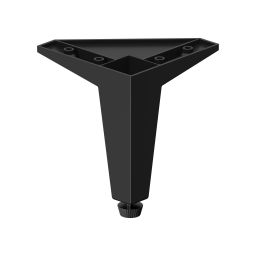 Cersanit Ovida noga meblowa czarny mat 1 szt  S1061-002