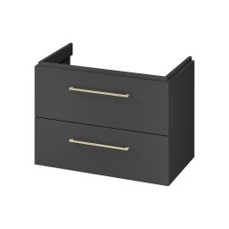 Cersanit Larga szafka 79,4x44,4x57,2 cm podumywalkowa wisząca antracyt S164-037