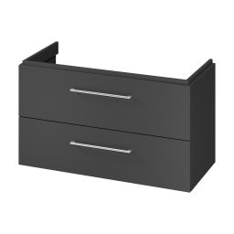 Cersanit Larga szafka 99,4x44,4x57,2 cm podumywalkowa wisząca antracyt S164-038