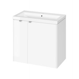 Cersanit Ovida umywalka z szafką 80 cm białą S4047-003