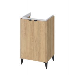 Cersanit Ovida umywalka z szafką 50 cm dąb S4047-004
