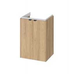 Cersanit Ovida umywalka z szafką 50 cm dąb S4047-004