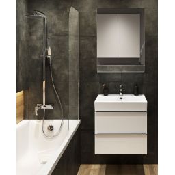 Cersanit Virgo szafka 60 cm lustrzana wisząca biała S522-014