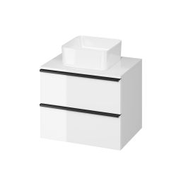 Cersanit Virgo szafka 60 cm podumywalkowa wisząca z blatem biała S522-019