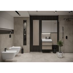 Cersanit Virgo szafka 40 cm wisząca szary/dąb S522-037