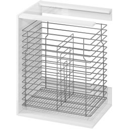 Cersanit City szafka 60x44,7x72 cm boczna wisząca z koszem na pranie biała S584-026