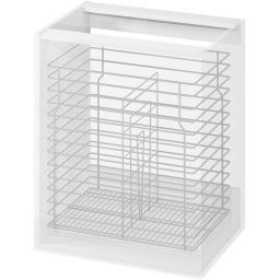 Cersanit City szafka 60x44,7x72 cm boczna wisząca z koszem na pranie biała S584-026