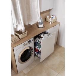 Cersanit City szafka 65 cm pod pralkę stojąca biały połysk S584-027-DSM