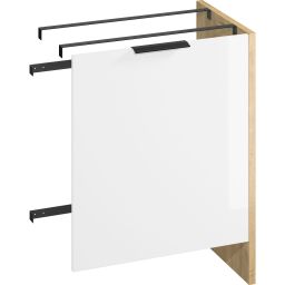 Cersanit City szafka 65 cm pod pralkę stojąca biały/dąb S584-037-DSM