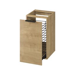 Cersanit City szafka 40x44,7x71,9 cm boczna wisząca z koszem na pranie dąb S584-116