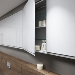 Cersanit Moduo szafka 40 cm wisząca szara S590-021