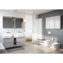 Cersanit Moduo szafka 40 cm wisząca szara S590-021