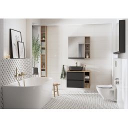 Cersanit Moduo szafka 60 cm podumywalkowa wisząca antracyt S590-068-DSM