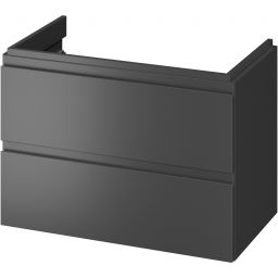 Cersanit Moduo szafka 79,5x44,7x57 cm podumywalkowa wisząca antracyt S590-069-DSM