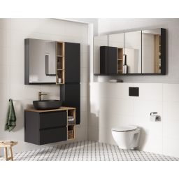 Cersanit Moduo Slim szafka 60 cm podumywalkowa wisząca antracyt S590-076-DSM