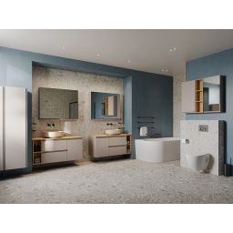 Cersanit Moduo szafka 59,4x14,1x80 cm boczna wisząca kaszmir S590-111-DSM