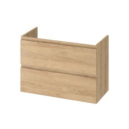 Cersanit Moduo szafka 80x37,5 cm podumywalkowa wisząca dąb hikora S590-141