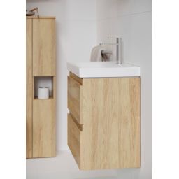 Cersanit Moduo szafka 80x37,5 cm podumywalkowa wisząca dąb hikora S590-141