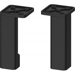 Cersanit City nogi meblowe 2 szt. czarny mat S599-0163