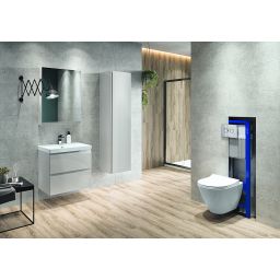 Cersanit Moduo umywalka z szafką 60 cm białą S801-223-DSM