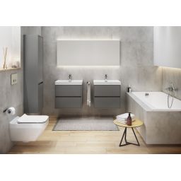 Cersanit Crea umywalka z szafką 100 cm zestaw meblowy biały S801-280