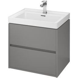 Cersanit Crea umywalka z szafką 60 cm zestaw szary mat S801-283